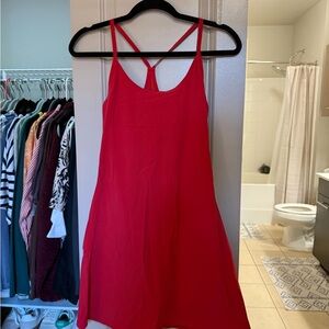 Outdoor Voices Red Dress
